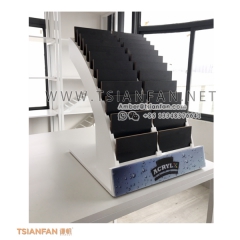 花崗巖臺面架-階梯形石材展示架-公司