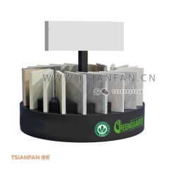 人造石可旋轉(zhuǎn)展架-石材建材陳列架-款式新穎