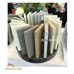 人造石可旋轉(zhuǎn)展架-石材建材陳列架-款式新穎