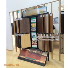 木地板翻頁展架