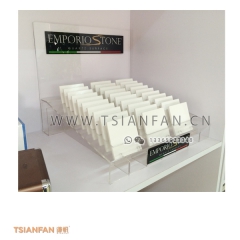 透明亞克力-石英石展架廠家-人造石樣品小架子