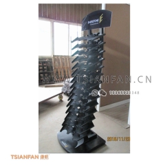 精品-人造石展廳架子-石英石落地架-鐵質展架