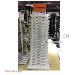 廠家定制-花崗巖展示架-黑色烤漆-巖板展示架