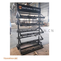 雙面花崗巖展示架子-天然石戶外雙面展示架-優(yōu)質(zhì)鋼材